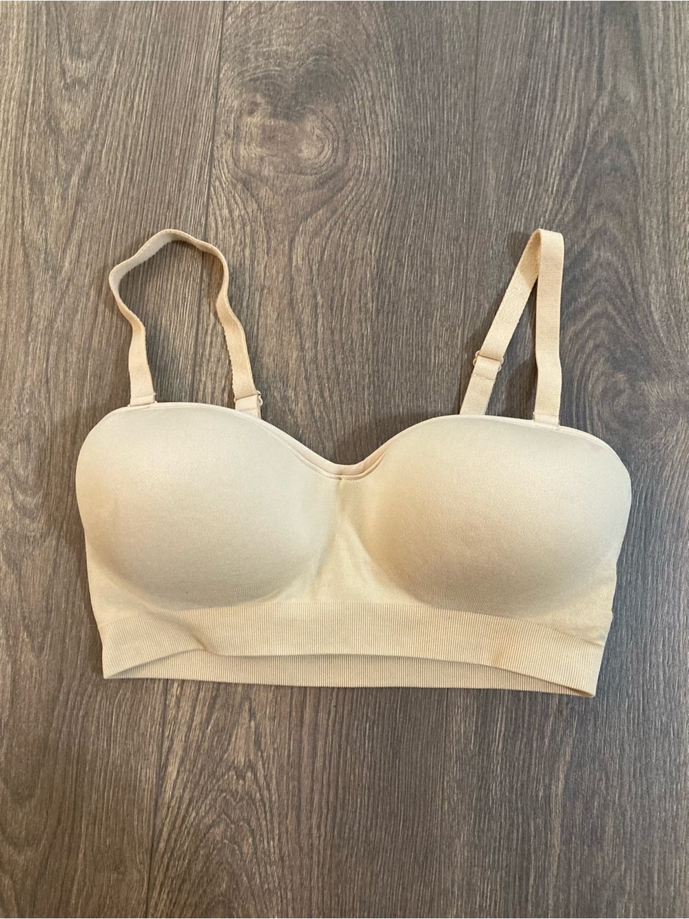 Jockey Beige Multi-way Wireless Comfort Bra Size Large